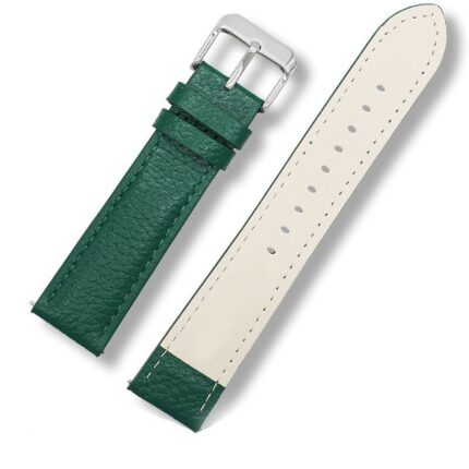 녹색 무늬 인조가죽 시계줄 / 빈티지 클래식 데일리 교체용 스트랩