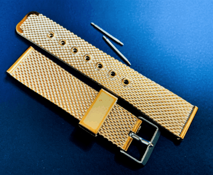 금색 메탈 메쉬 시계줄 / 클래식 골드 스트랩