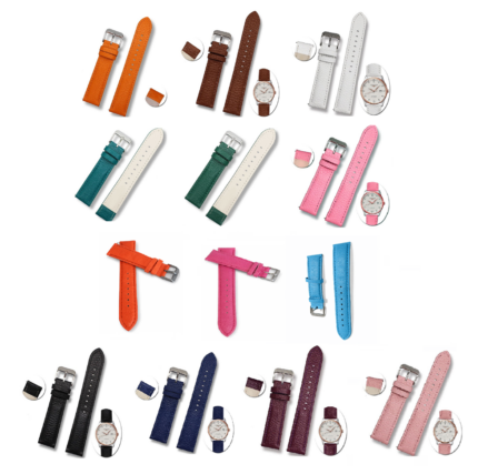 랜덤발송 무늬 인조가죽 시계줄 / 빈티지 클래식 데일리 교체용 스트랩